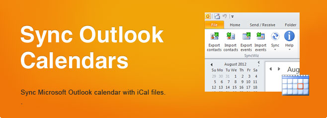 Synchronize Outlook Calendars. Sync Microsoft Outlook calendar with iCal files.
